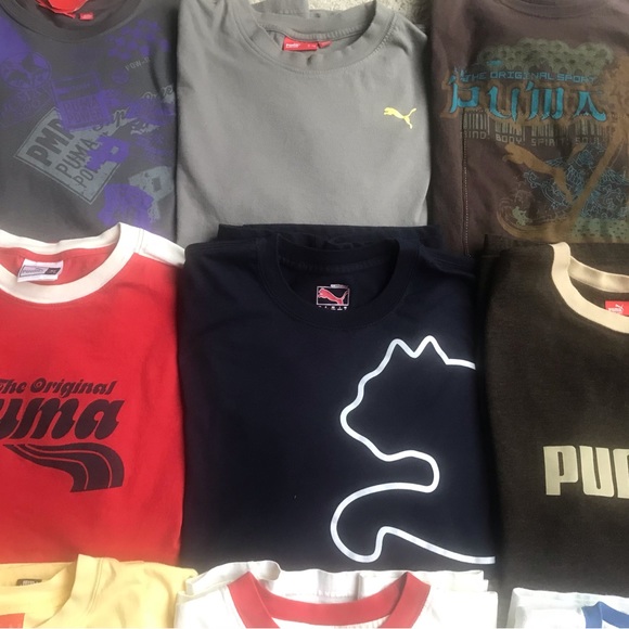 Lot 9 Men’s Puma T Shirts Medium - Picture 3 of 13